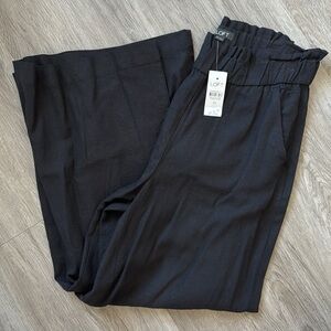 LOFT Beach Triple Cloth Wide Leg Pants